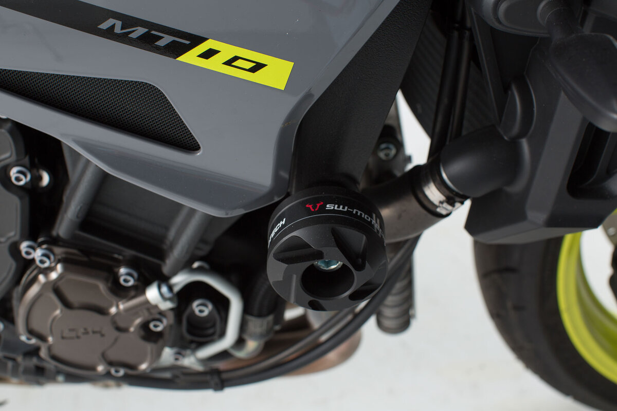 SW-Motech Sturzpad-Kit schwarz für Yamaha MT-10 / SP