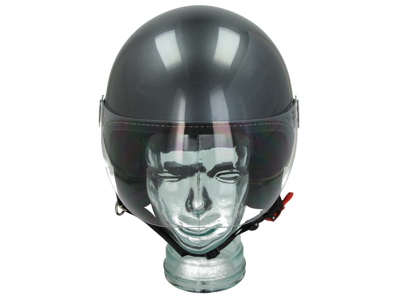 Vespa Jethelm Visor 3.0 Grau Travolgente (G03)