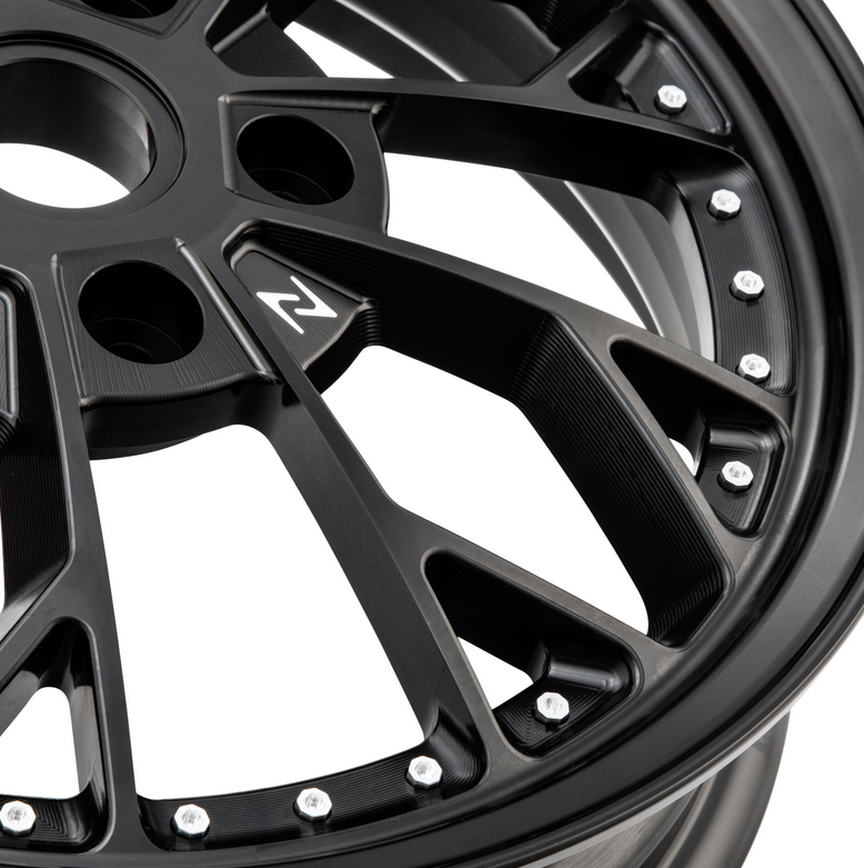 Felge Comb 2 vorne/hinten 12" für Vespa GTS/​GTS Super/​GTV/GT/946 125-300ccm, schwarz glänzend