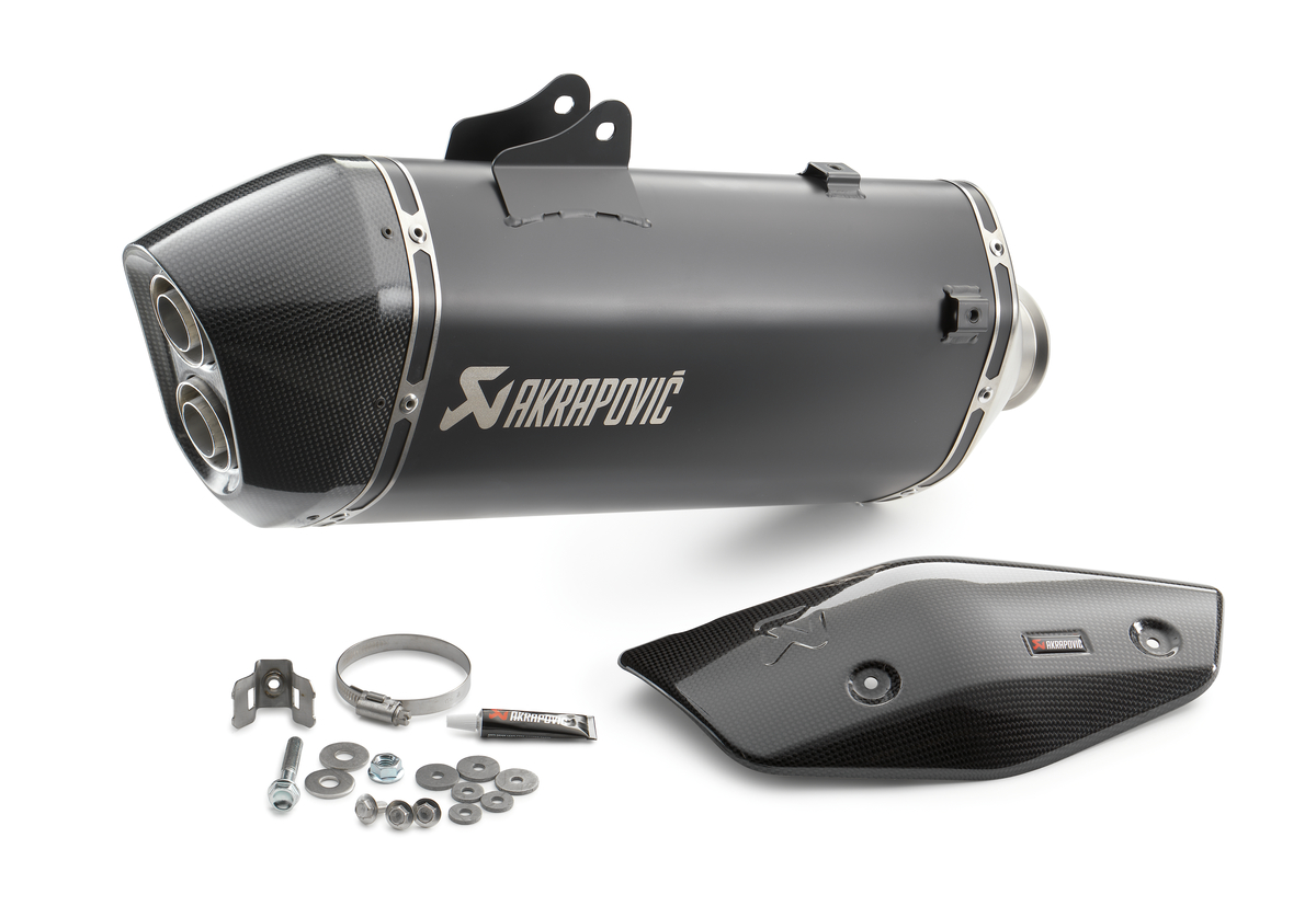 Akrapovic Slip-On LINE Auspuffanlage schwarz für Adventure / Super Adventure