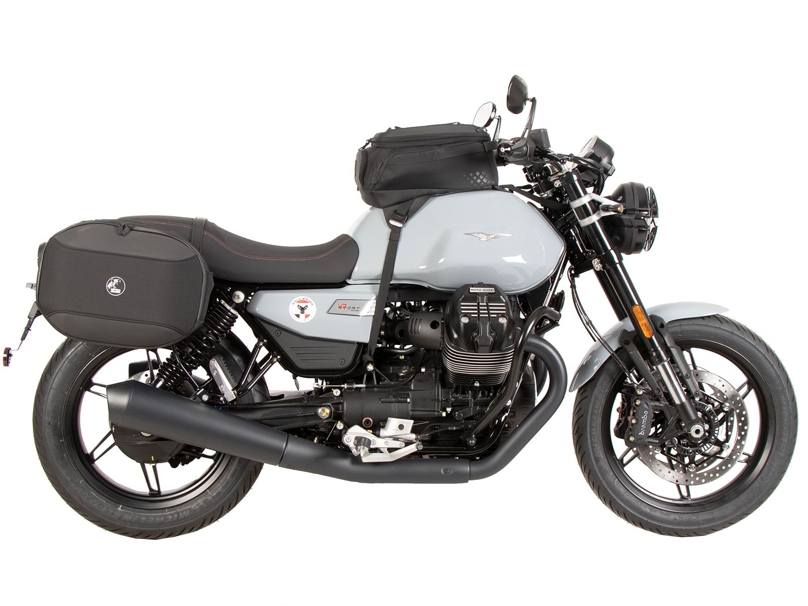C-Bow Seitenträger schwarz für Moto Guzzi V7 850 Stone (25- ) Hepco & Becker