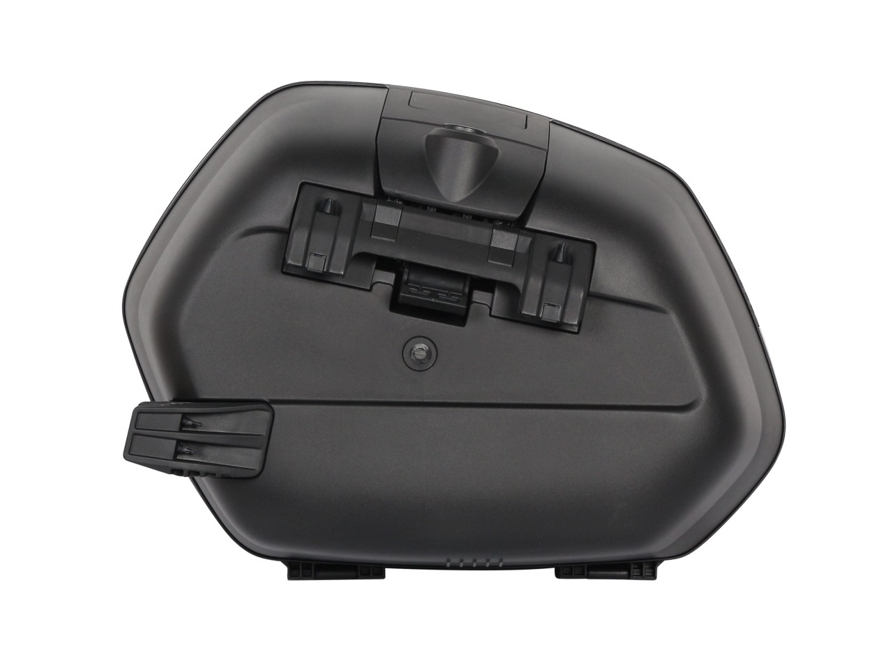 Shad Seitenkoffer Satz SH35, aluminium / schwarz, 35l