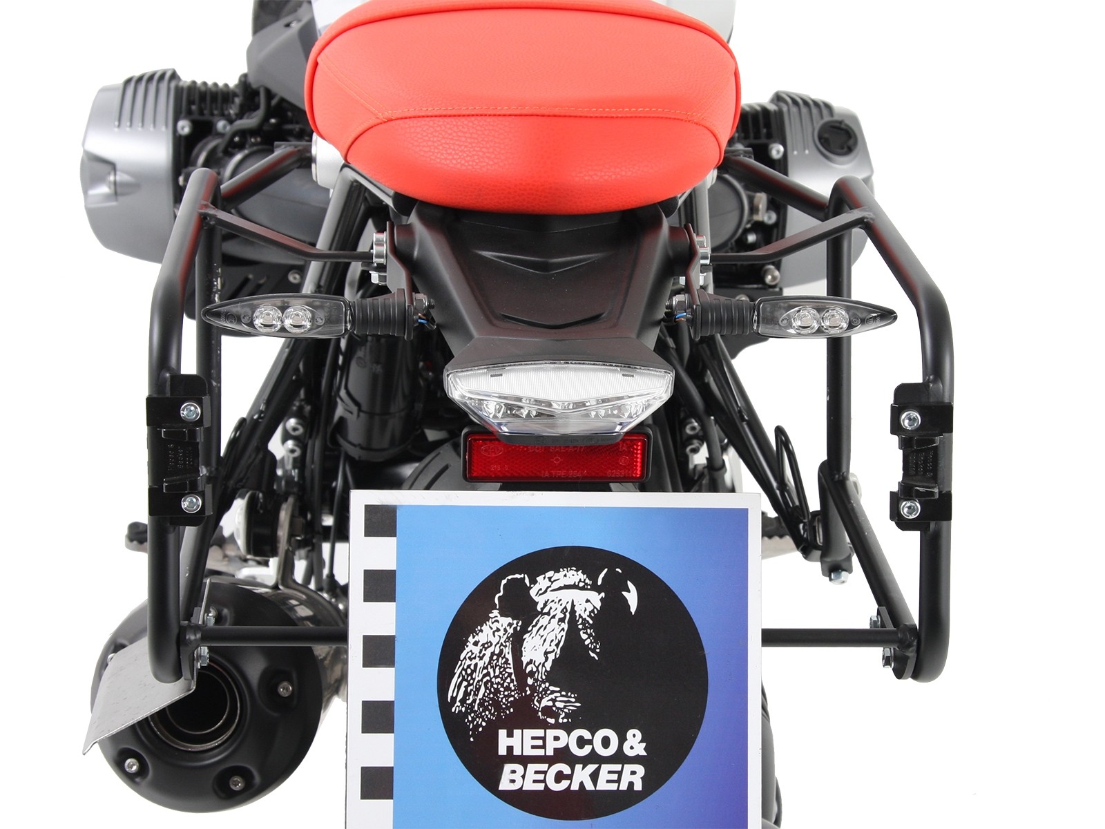 Seitenkofferträger festverschraubt schwarz für BMW R nineT Pure (17-23) Hepco & Becker