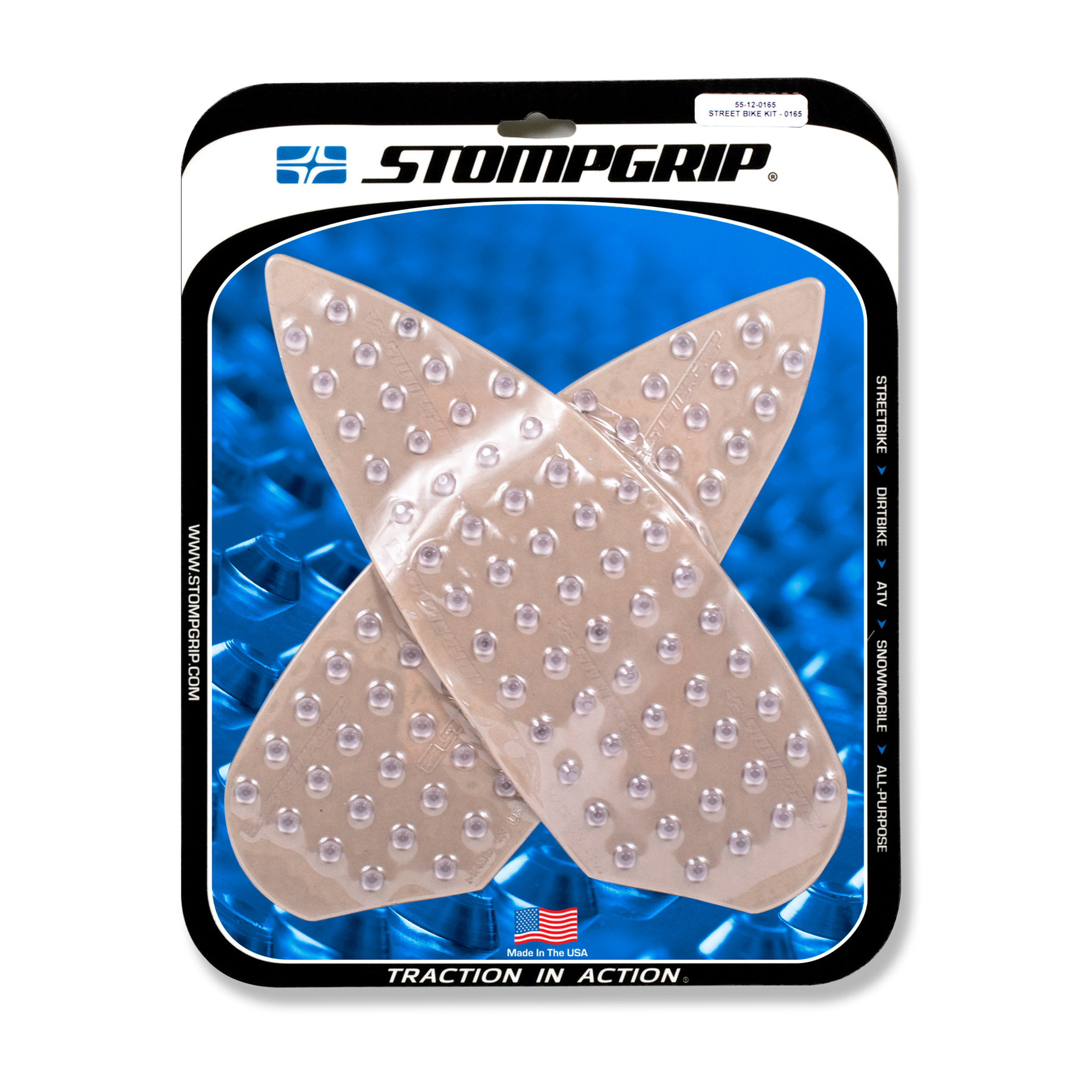 Stompgrip Traction Pads klar, für BMW M1000R, 2023-2025, M1000RR,S1000R, 2021-2025, S1000RR, 2020-20
