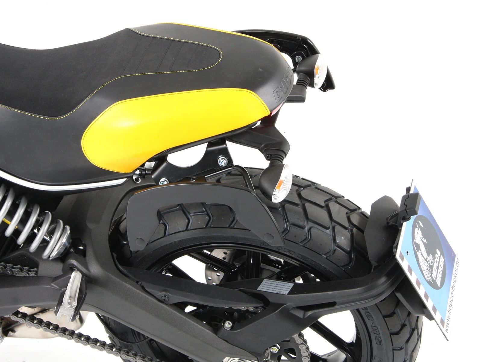 C-Bow Seitenträger schwarz für Ducati Scrambler 800 (15-18) Hepco & Becker