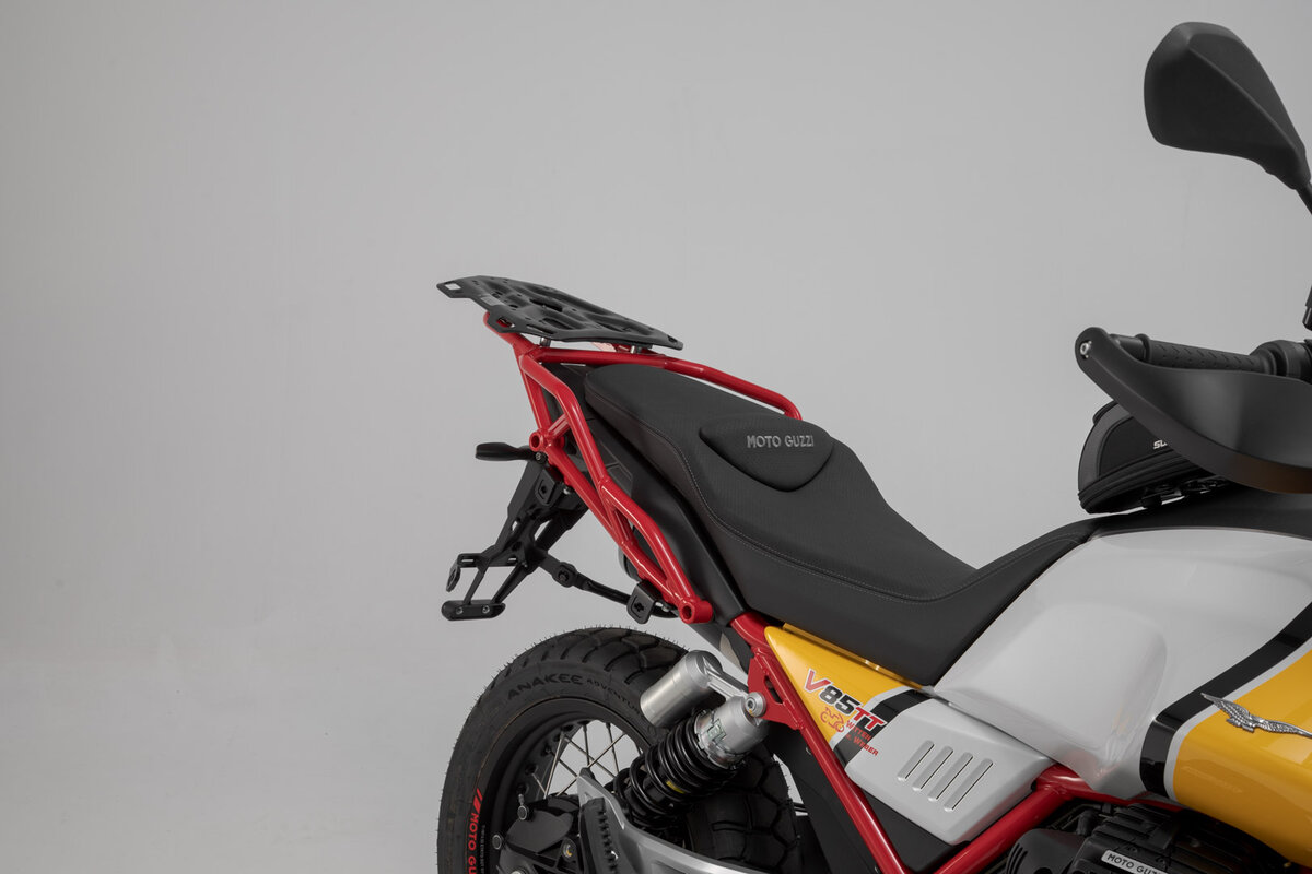 SW-Motech TRAX ADV Alukoffer-System silber für Moto-Guzzi V85 TT
