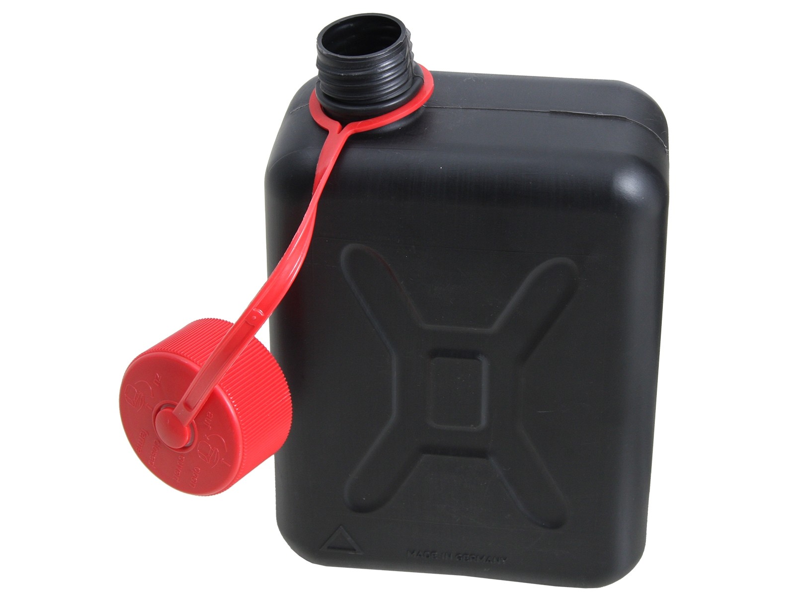 Reservekanister 2 ltr. inkl. Universalhalter und Anbaumaterial Hepco & Becker