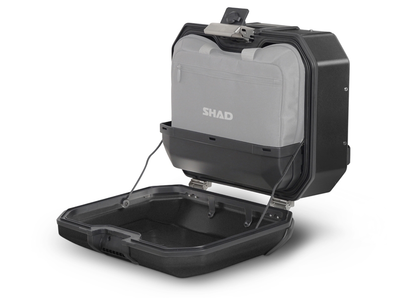 Shad Seitenkoffer Terra TR36, links, Aluminium schwarz, 36 l