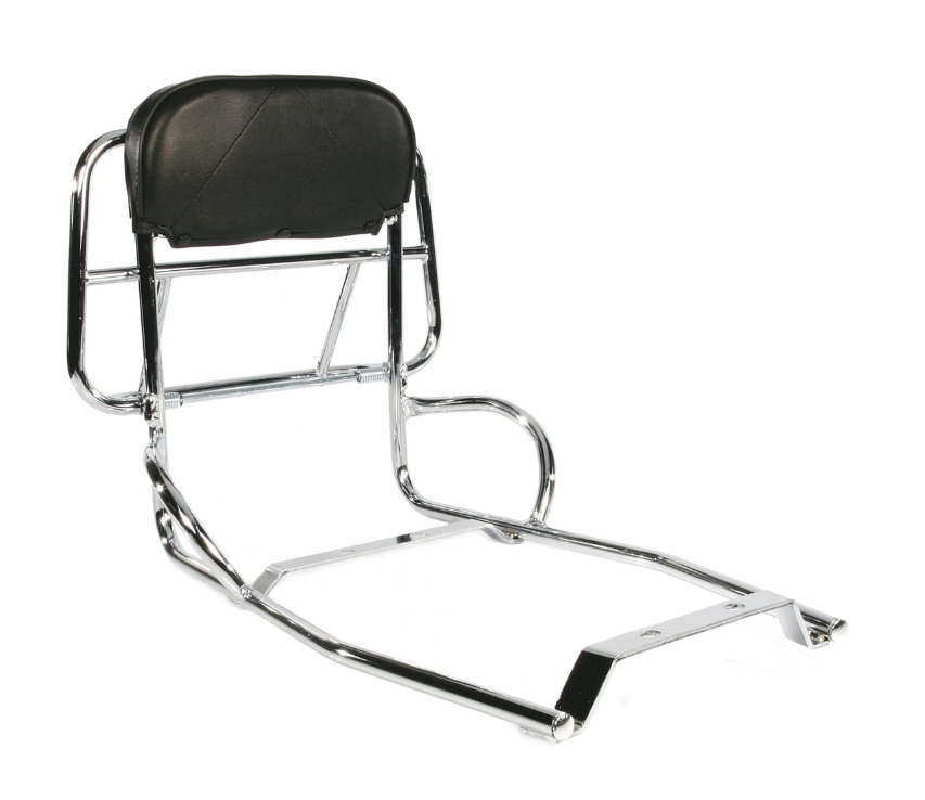 Gepäckträger hinten für Vespa PX 80-200ccm, klappbar, chrom