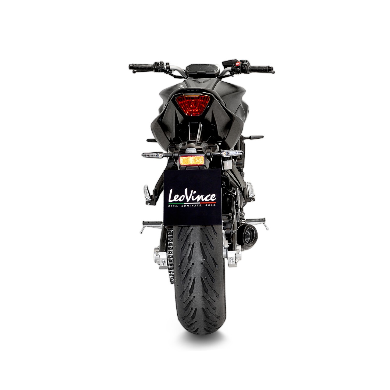 LeoVince Komplettanlage LV One Evo für Yamaha MT-07, Edelstahl silber, Euro5, E-Gutachten