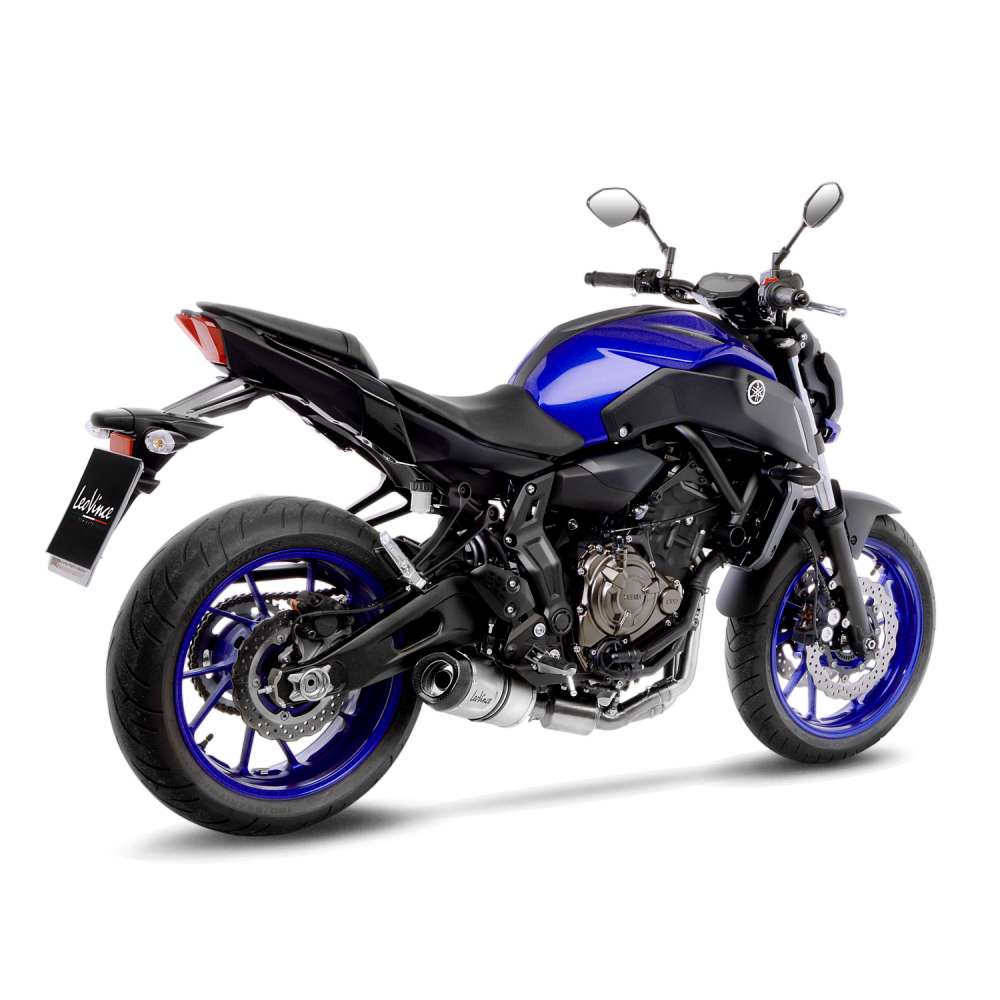 LeoVince Komplettanlage LV One Evo für Yamaha MT-07 /Tracer 700 /XSR 700, silber, E-Gutachten