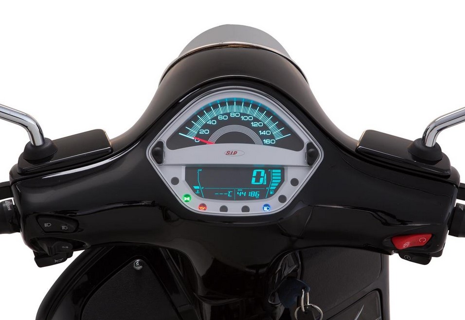 Drehzahlmesser/Tacho für Vespa GTS 250ccm (-'13), silber