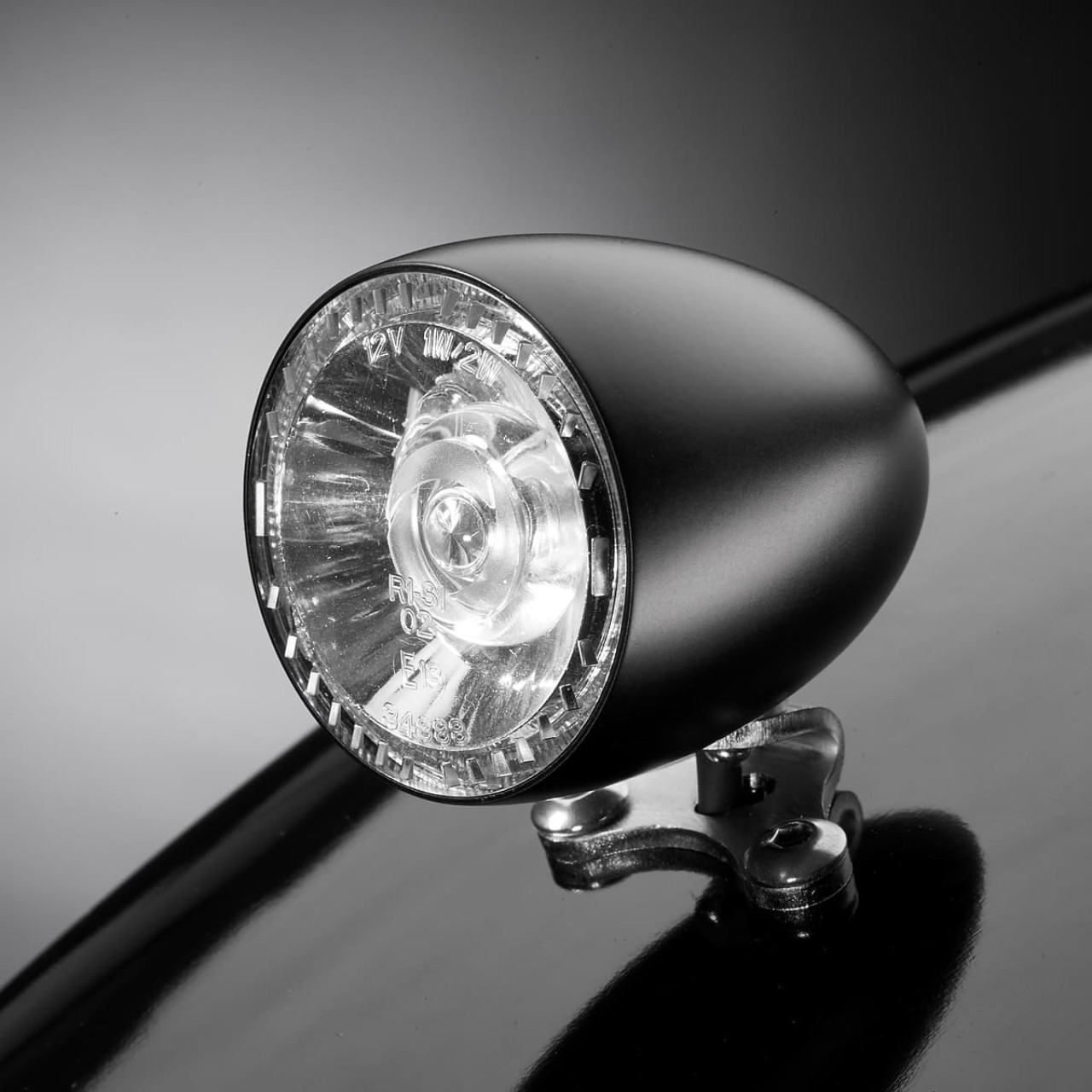 Kellermann Blinker, Rück- und Bremslicht, Bullet 1000 RB, Stahl, LED, HL/HR, 12 V, schwarz matt