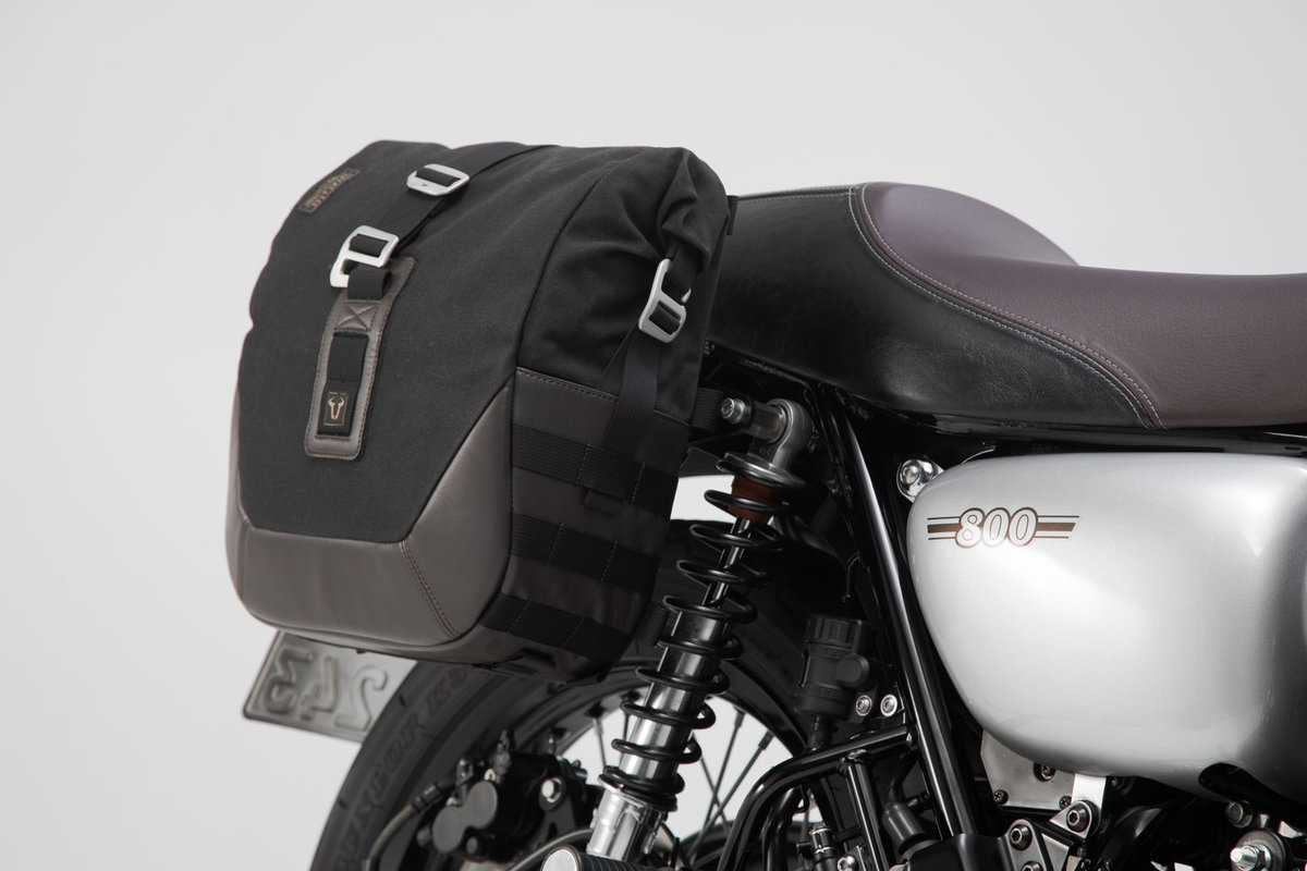 SW-Motech Legend Gear Seitentaschen-System LC2  Black Edition für Kawasaki W 800 Street / Cafe (Bj.1