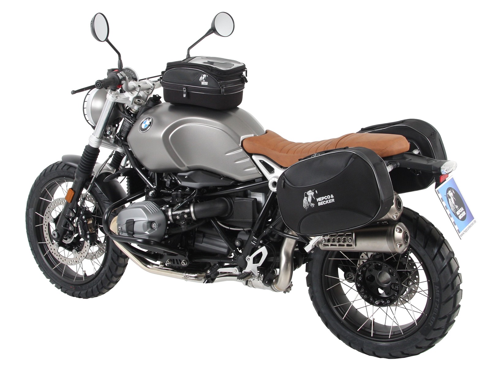 C-Bow Seitenträger schwarz für BMW R nineT Scrambler (16-23) / Urban G/S 40 Years Edition