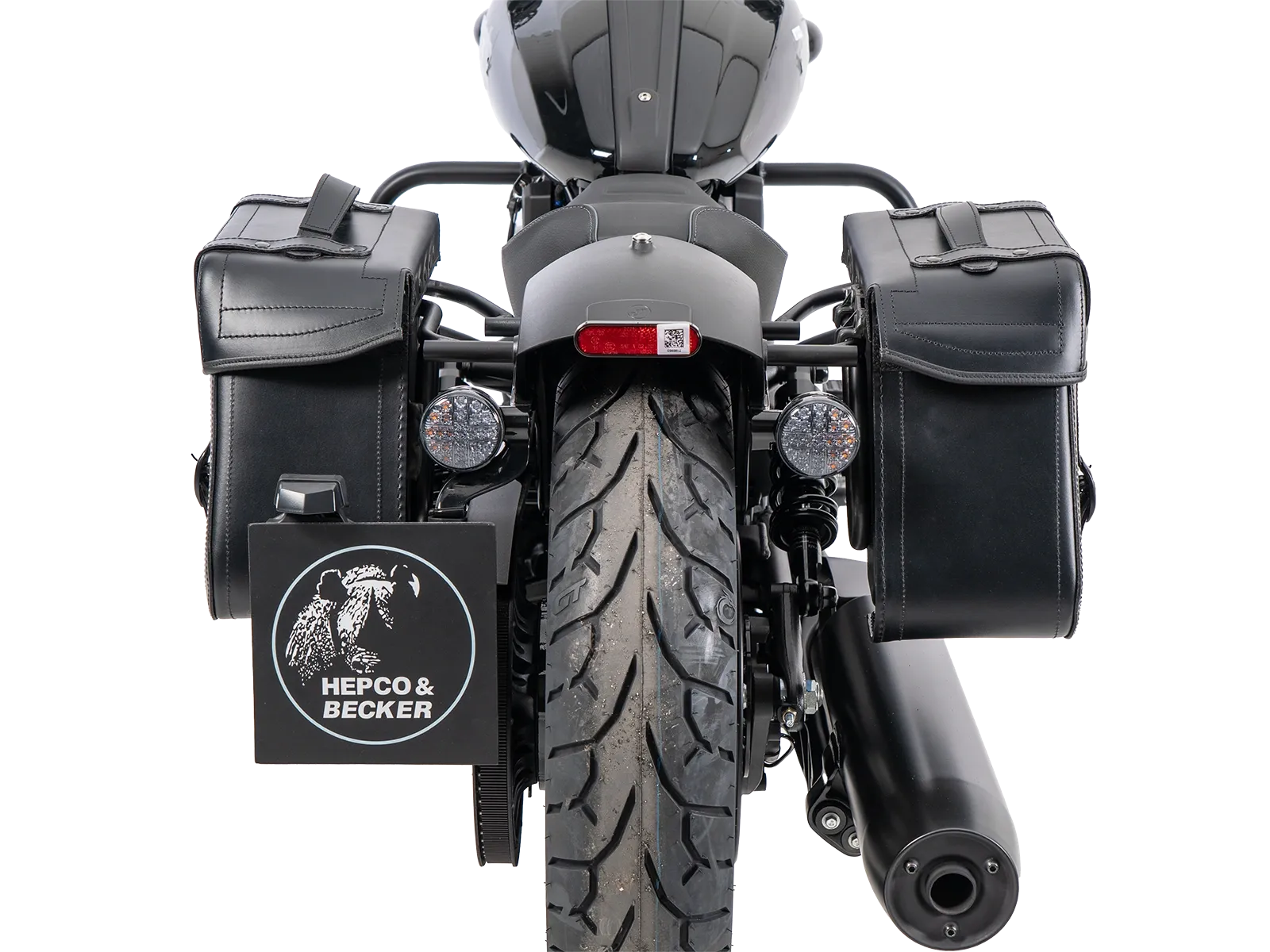 Cutout Taschen Set schwarz inkl. Halter für Indian Scout Sixty Classic (25-) Hepco & Becker