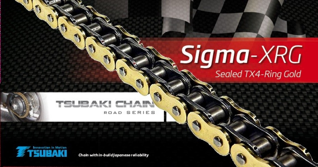 Tsubaki Kette gold, X-Ring, Sigma XRG, Teilung: 530/108