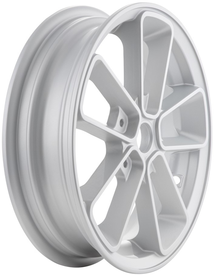 Felge vorne/hinten 12" für Vespa GTS/​GTS Super/​GTV/​GT 60/​GT/​GT L 125-300ccm, silber