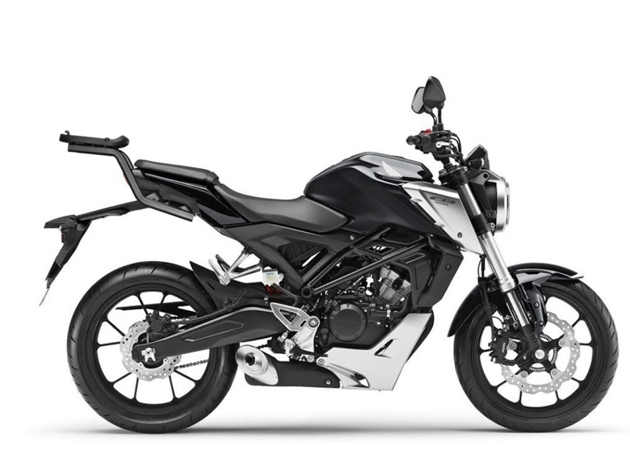 Shad Top Case Träger schwarz lackiert für CB 125 R Neo Sport Cafe (18-23) / CB 300 R Neo Sport Cafe