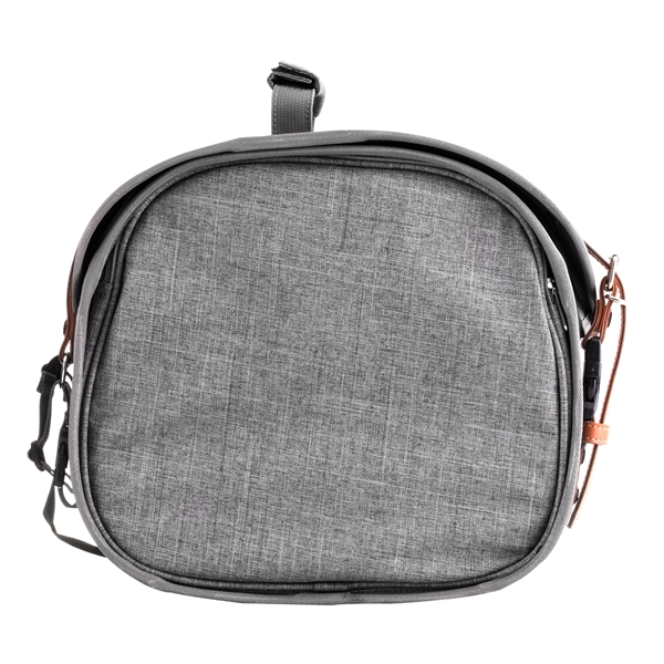 Tasche "Classic" groß für Gepäckträger für Vespa - grau, nylon
