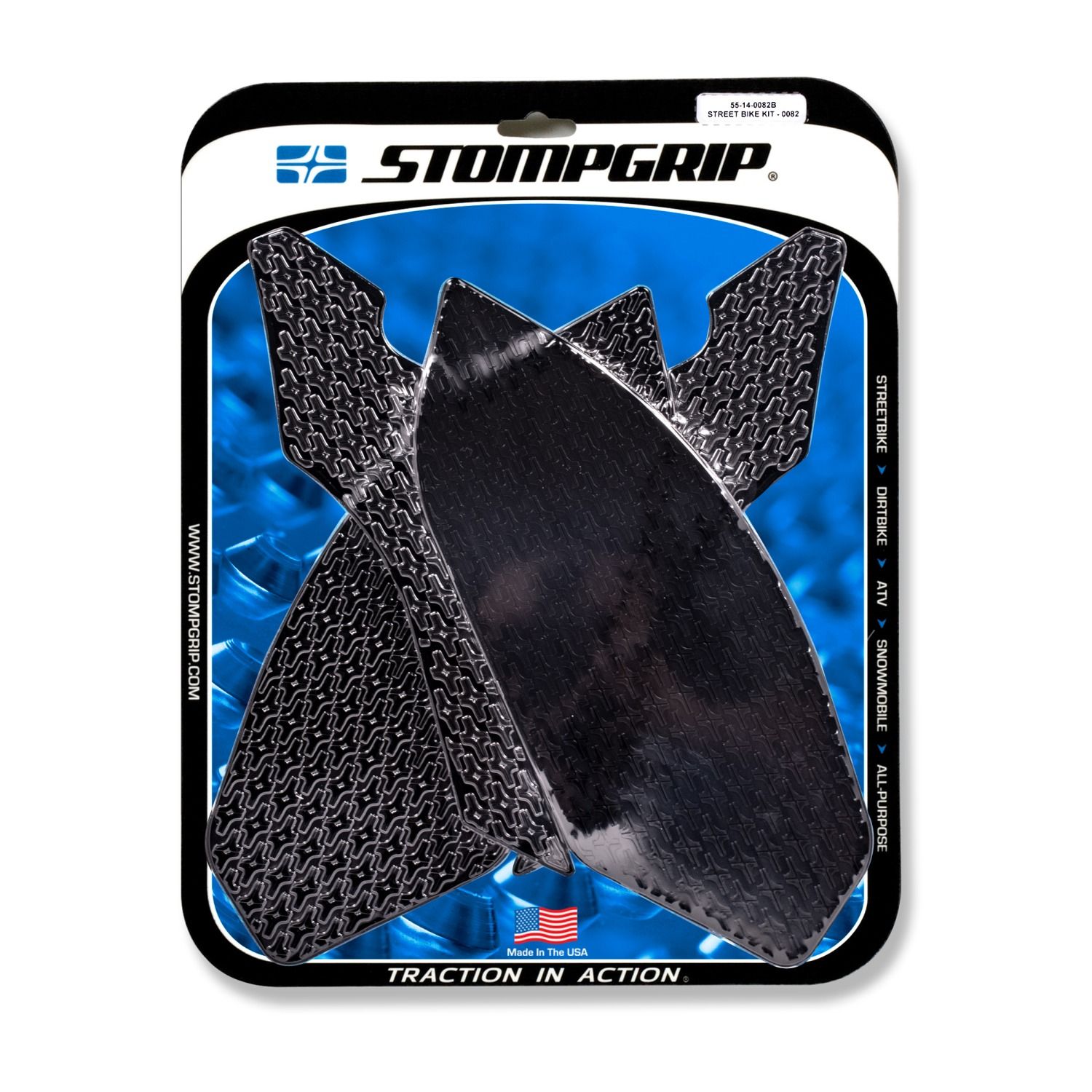 Stompgrip Traction Pads schwarz, für BMW HP4, 2013-2015, S1000RR, 2009-2014