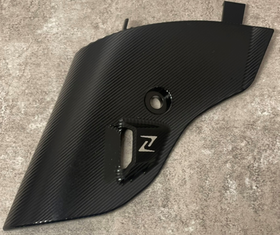 Gabelverkleidung ZELIONI für Vespa Primavera/​Sprint/Elettrica 50-150ccm, schwarz eloxiert