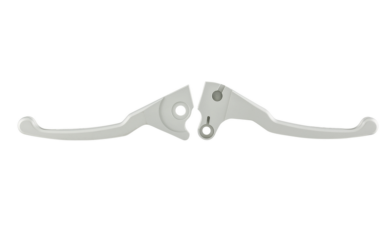 Sporthebel Set Bremse Shorty für Vespa LX /​LXV /​S /​Primavera /​Sprint 50-150ccm, silber matt