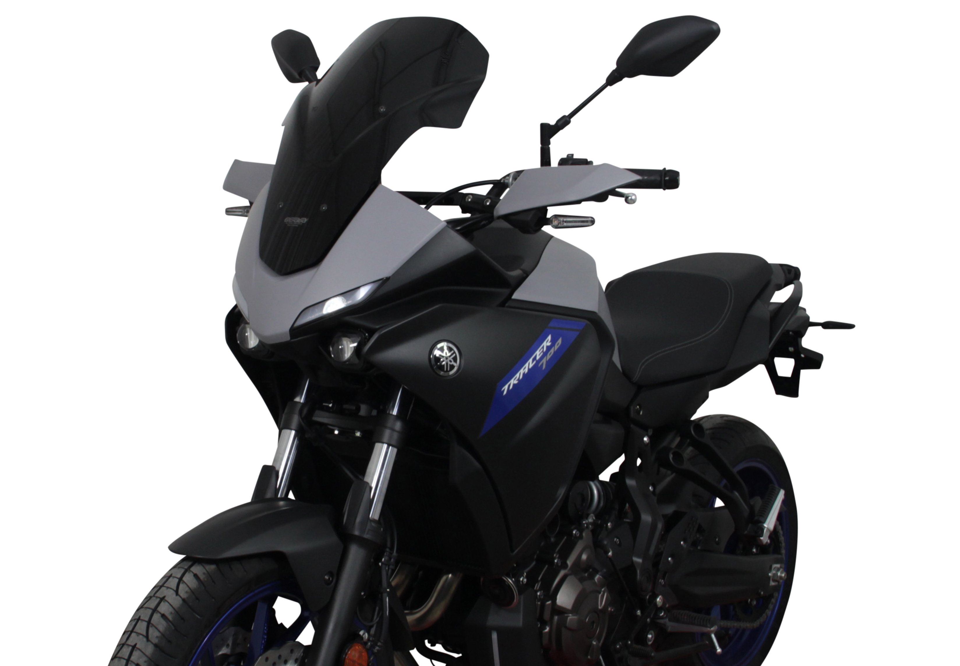 MRA Tourenscheibe "TM" schwarz für Yamaha Tracer 700 / Tracer 7 (20-24)