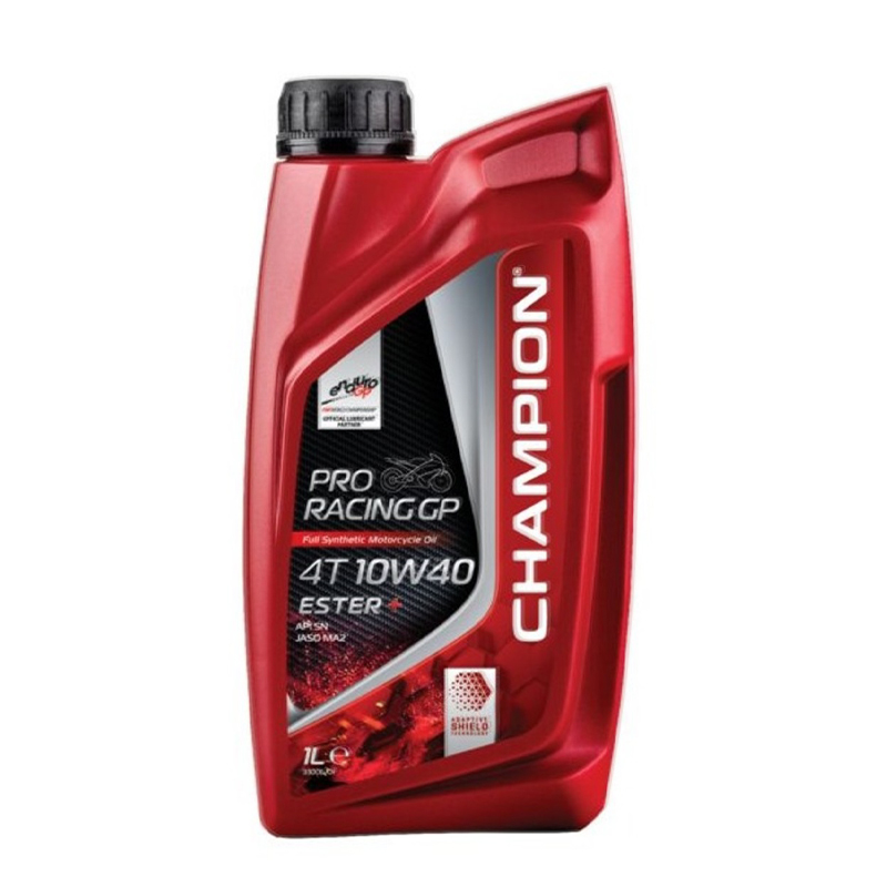 CHAMPION®  Proracing GP 4T 10W-40 ESTER + Vollsynthetisches Motoröl - 1 Liter