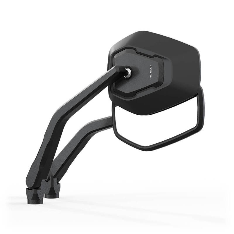 HIGHSIDER pro Lenkerspiegel Esagano-RS Schwarz/Schwarz (Paar)