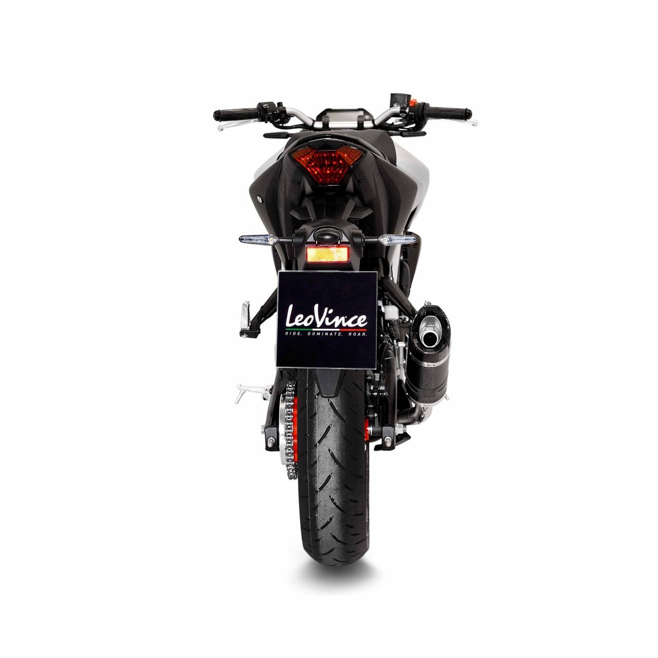 LeoVince Auspuffanlage LV Pro für Yamaha MT-03 /YZF-R3, Carbon, slip on, Euro4, E-Gutachten