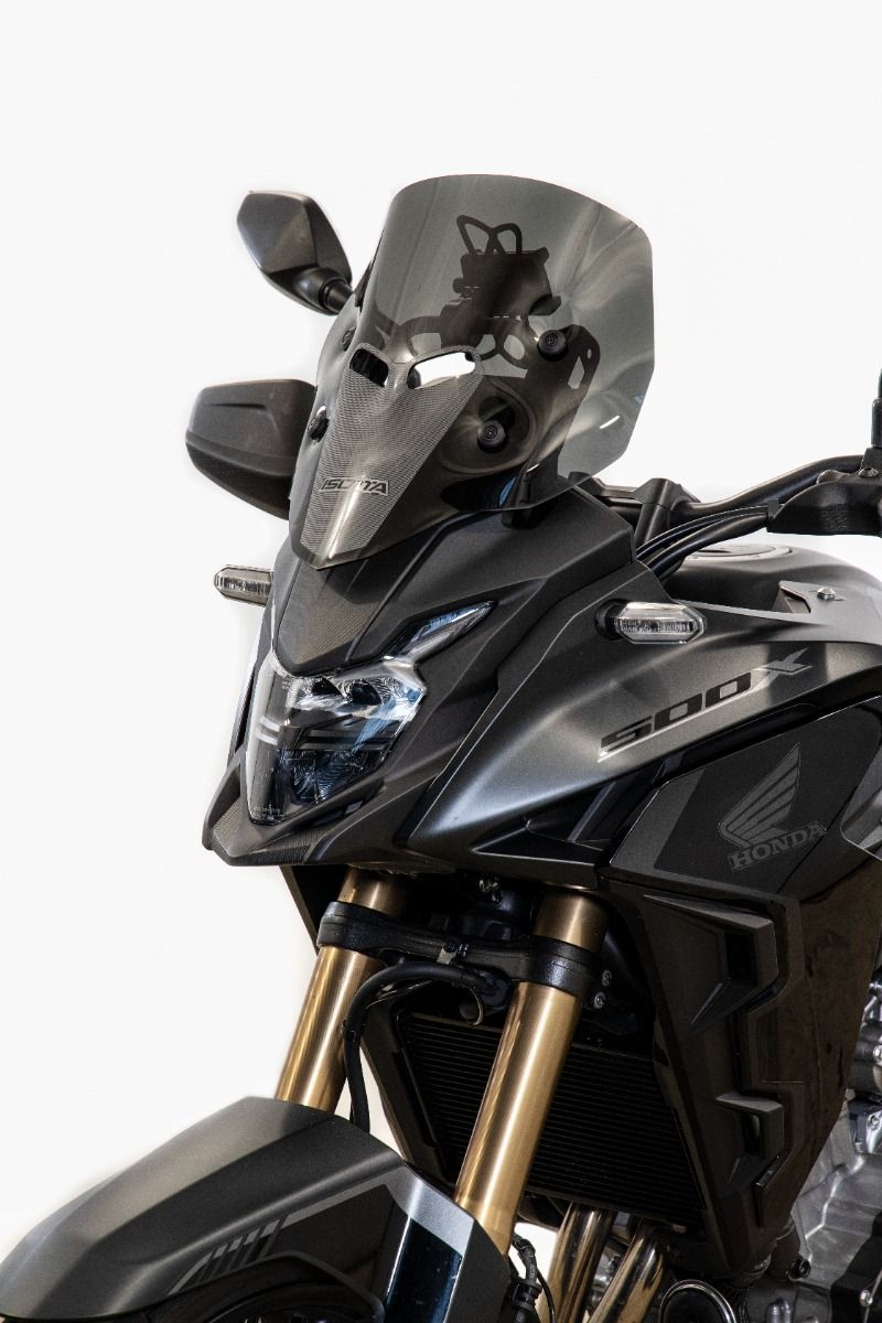 Niedrige Windschutzscheibe für Honda CB 500 X (16-23), stark getönt
