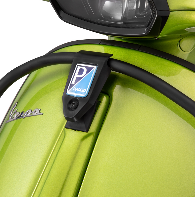 Sturzbügel Beinschild für Vespa Primavera /​Sprint 50-150ccm, schwarz matt
