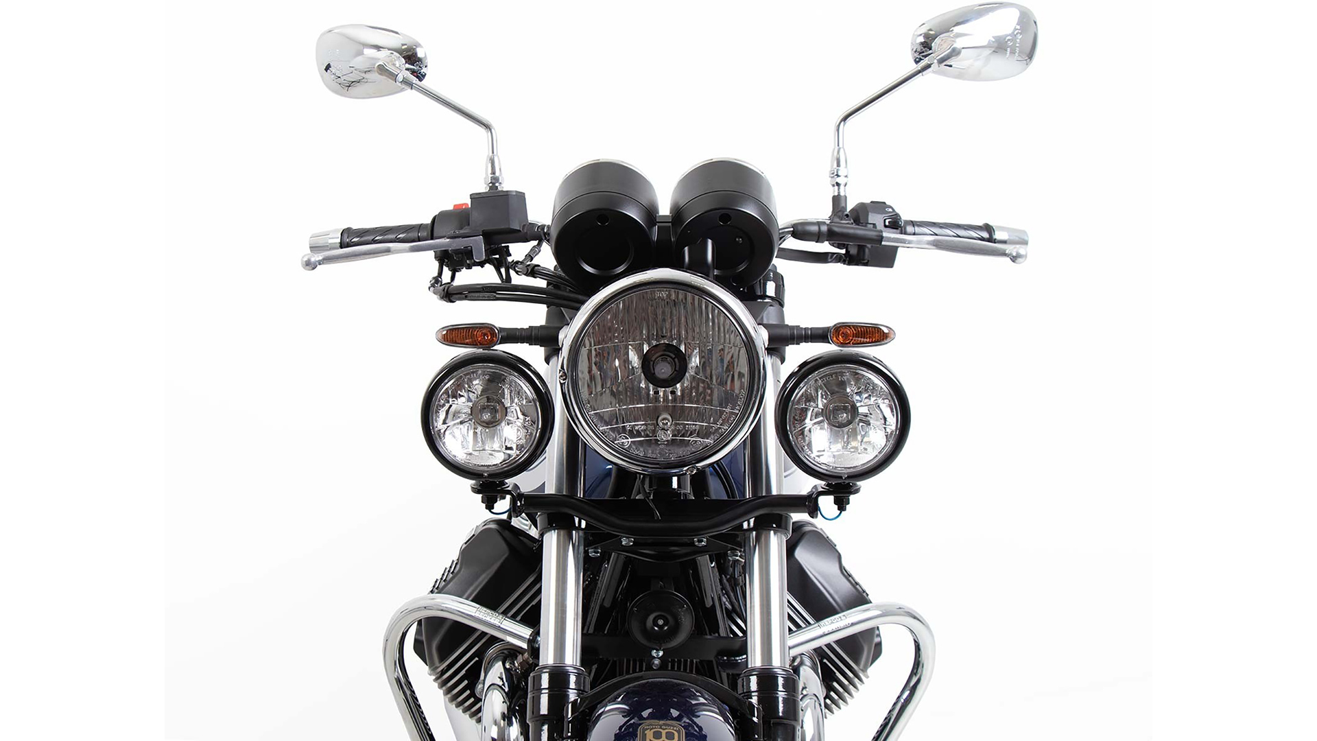 Twinlight Zusatzscheinwerfer (Fernlicht) für Moto Guzzi V7 Special/Stone/Centenario (21-24)