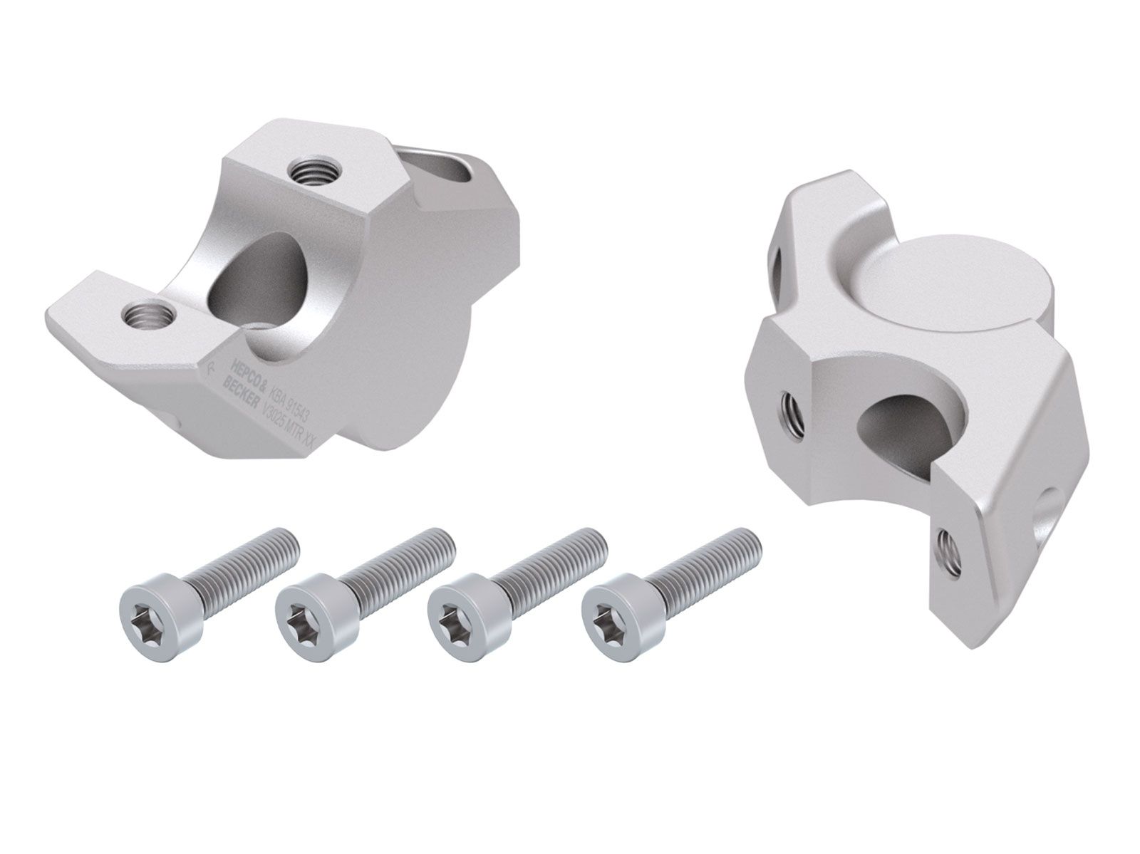 Lenkererhöhung H=30 mm mit Versatz 25 mm zurück für BMW F 850 GS Adventure
