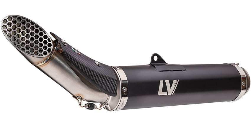 LeoVince Komplettanlage LV Race für Yamaha Tracer 9 /GT, Edelstahl schwarz, Euro5, ABE