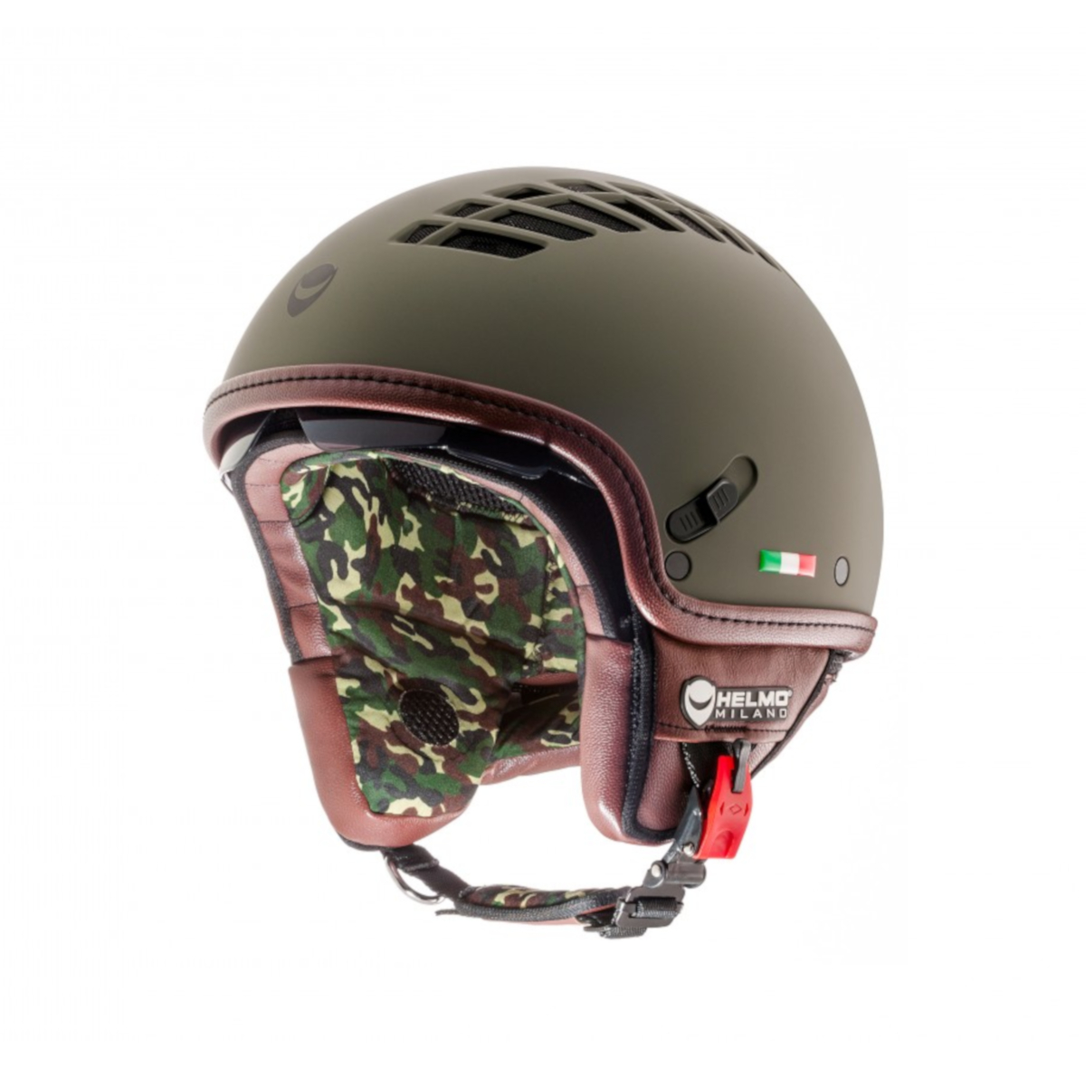 Helmo Milano Demi Jet, ViaColVento, grün, matt - Größe L