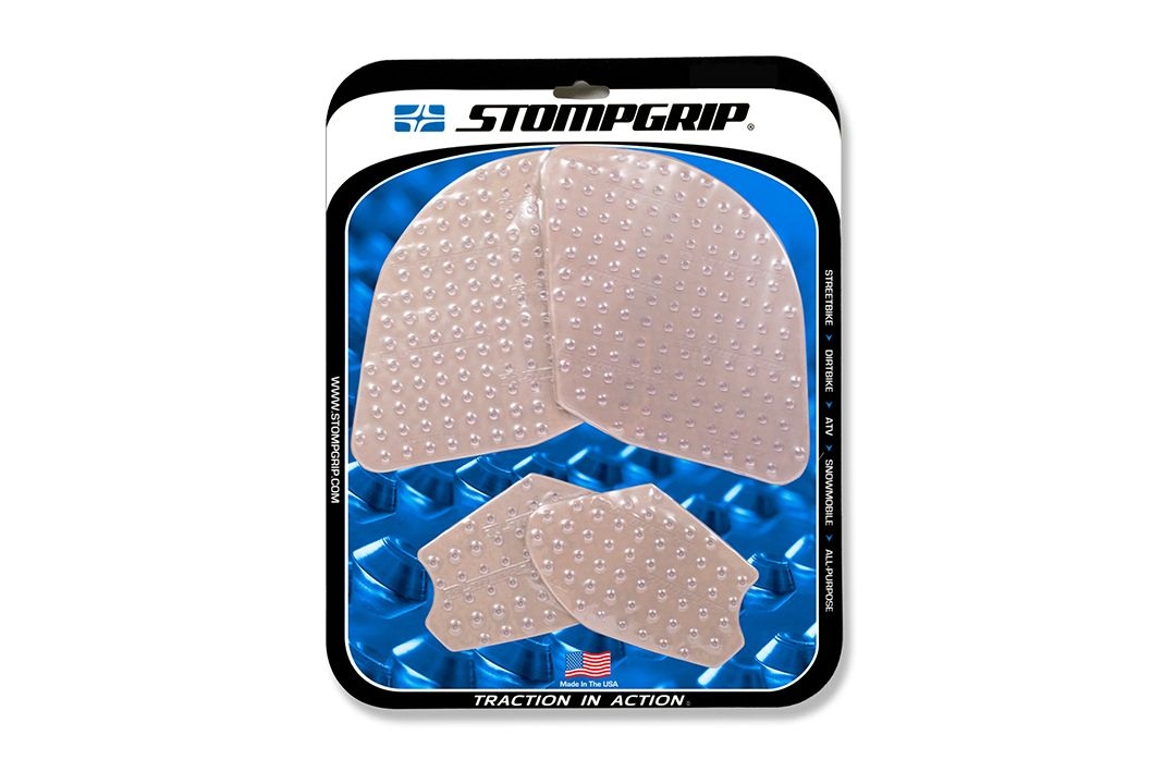 Stompgrip Tank Pad klar, Volcano, Streetbike Tank Kit - Tank Seiten, für Ducati Panigale V4 2022