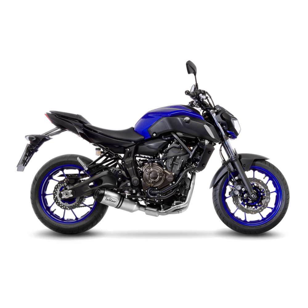 LeoVince Komplettanlage LV One Evo für Yamaha MT-07 /Tracer 700 /XSR 700, silber, E-Gutachten