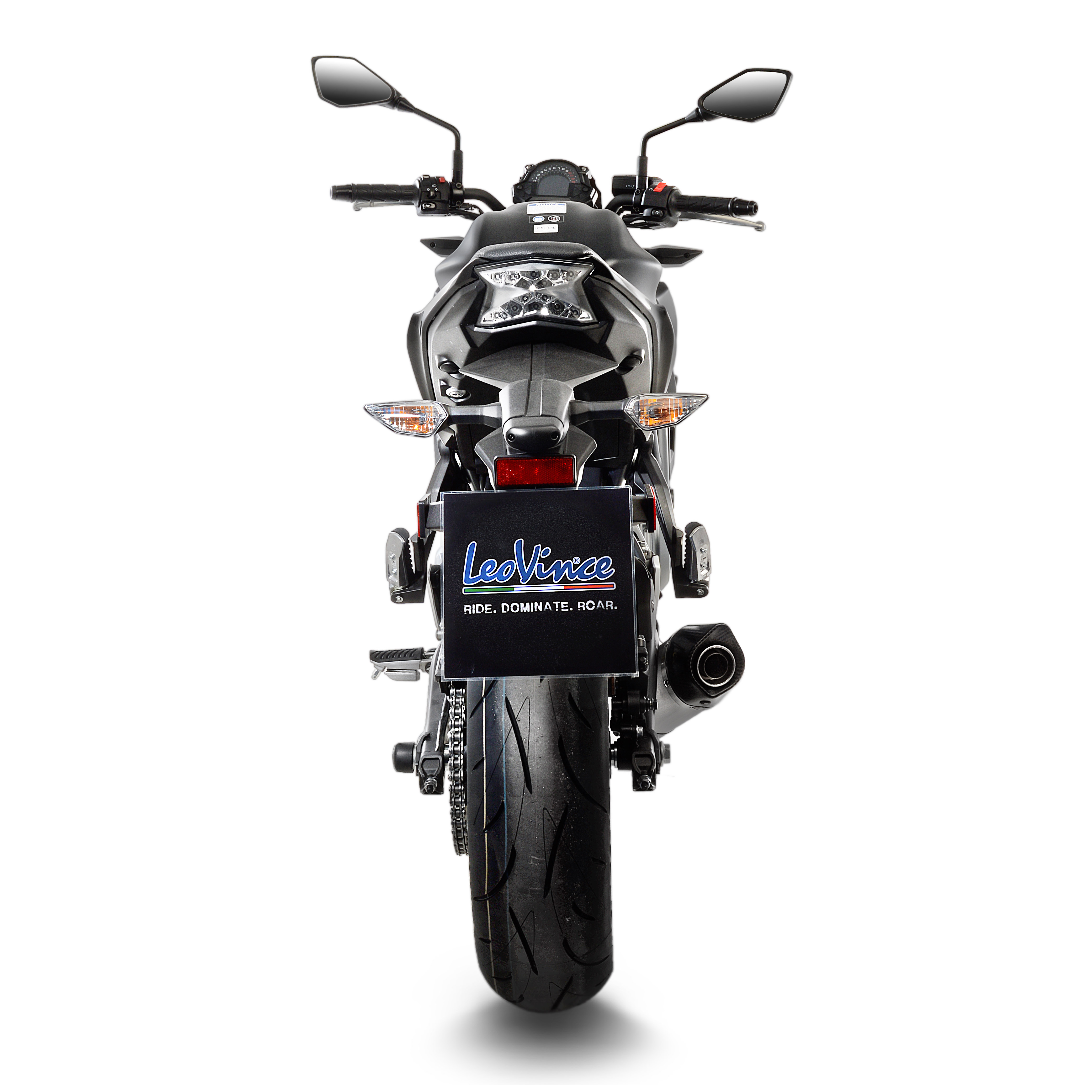 LeoVince Auspuffanlage SBK LV One Evo 2, Edelstahl, Komplettanlage für Z 650 / Ninja 650 (Bj.17-19)