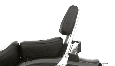 Sissybar ohne Gepäckträger chrom für Honda CA 125 Rebel (95-01) /CMX 250 Rebel (96-01)