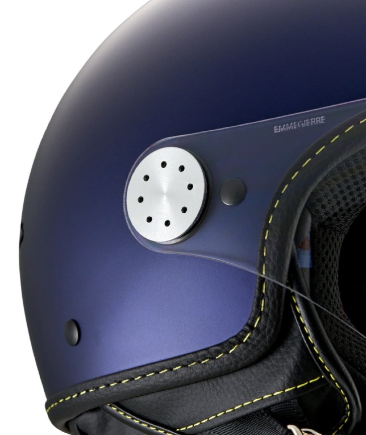 Vespa Jethelm Visor 4.0 Blau Energico - Bluetooth