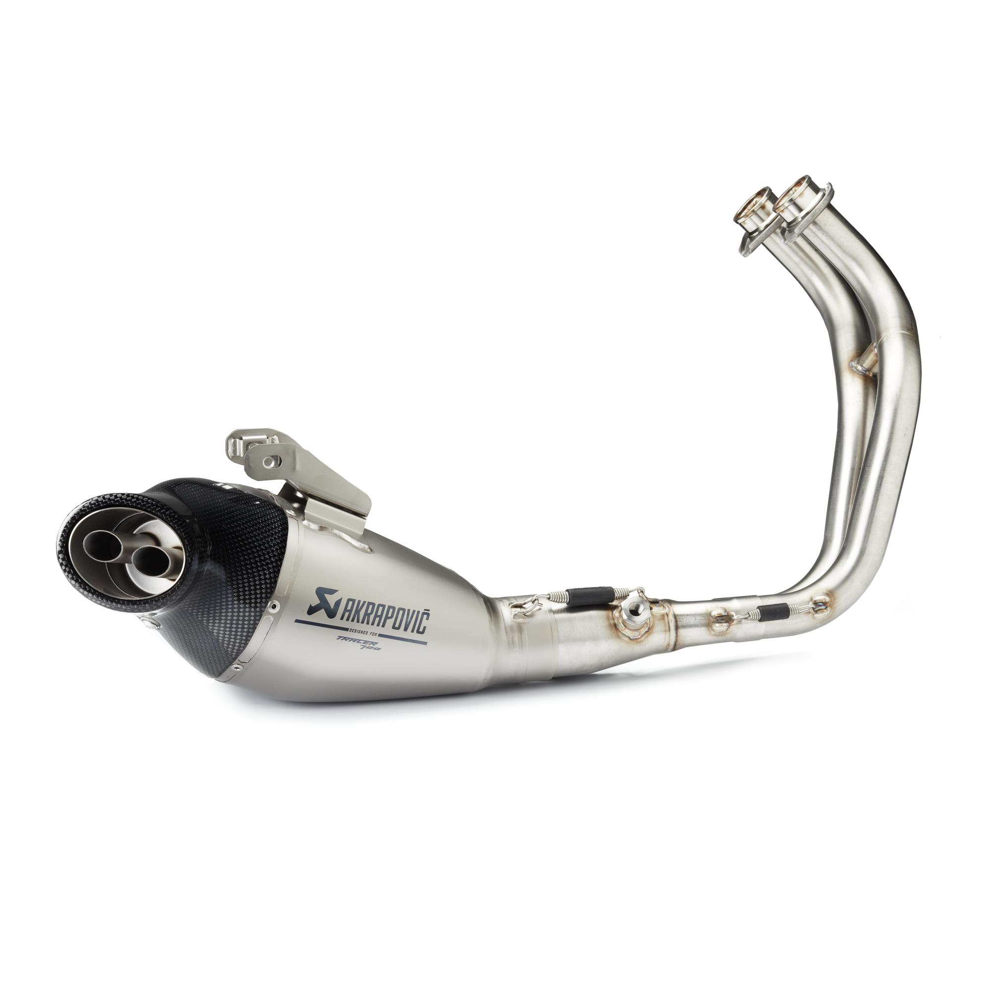 Original Yamaha Akrapovic Komplettanlage mit Titan-Schalldämpfer für Tracer 700 & Tracer 700 GT