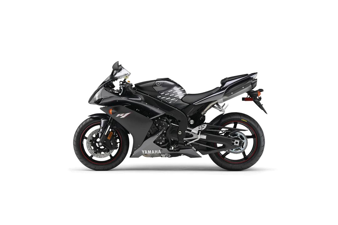 Stompgrip schwarz Icon für Yamaha YZF-R1 2007-08