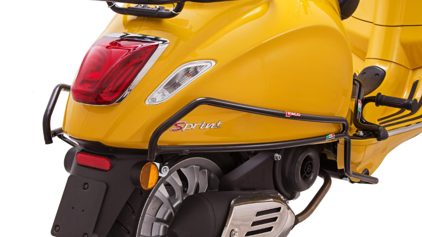 Sturzbügel Seitenhaube für Vespa Primavera/​Sprint/Elettrica 50-150ccm, schwarz