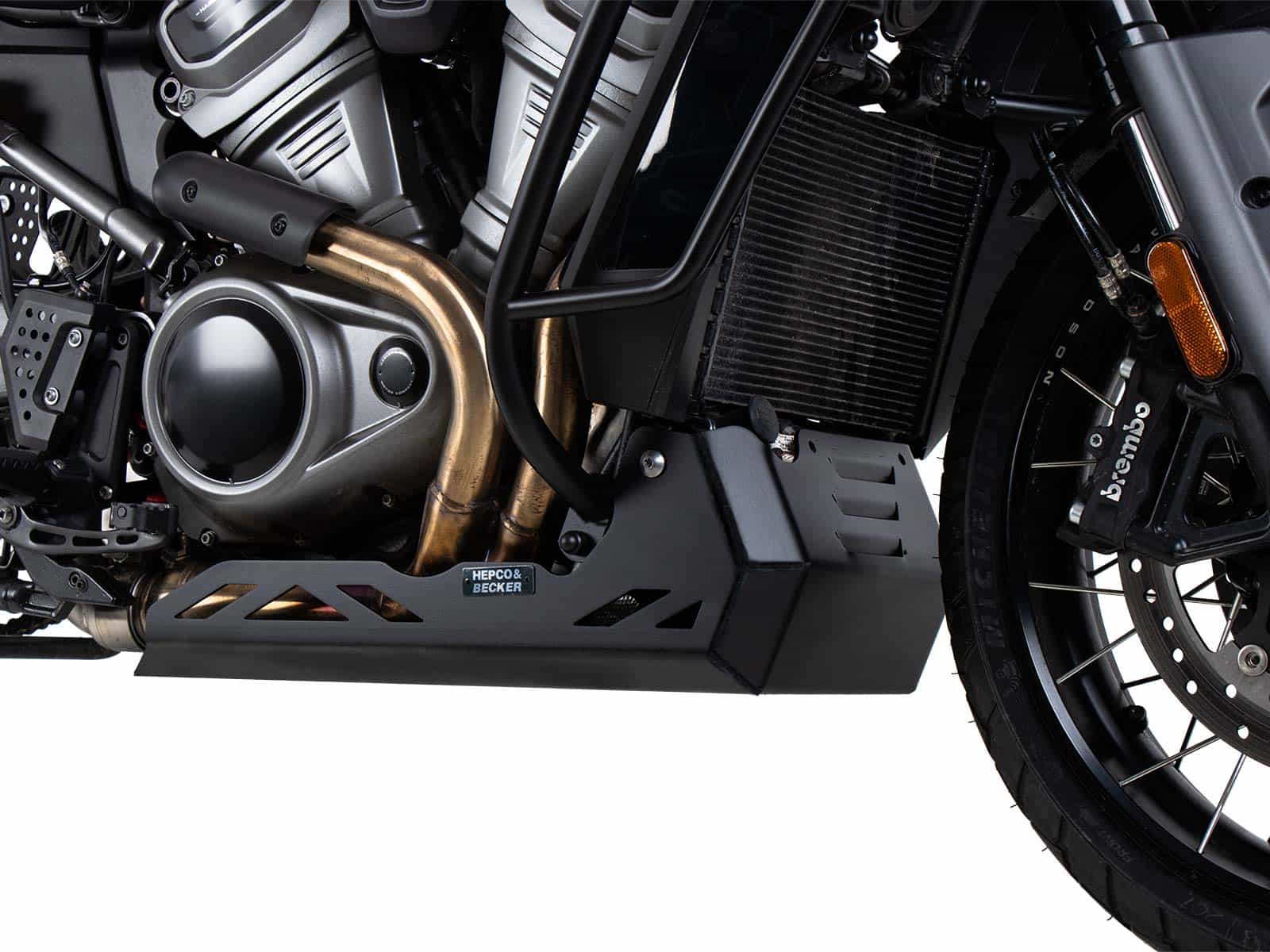 Motorschutzplatte schwarz für Harley Davidson Pan America (21-) Hepco & Becker