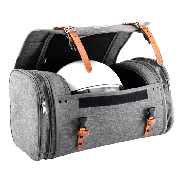 Tasche "Classic" groß für Gepäckträger für Vespa - grau, nylon