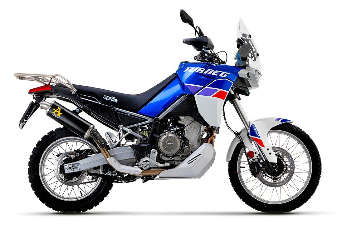 ARROW Auspuff INDY RACE DARK Titan für Aprilia Tuareg 660