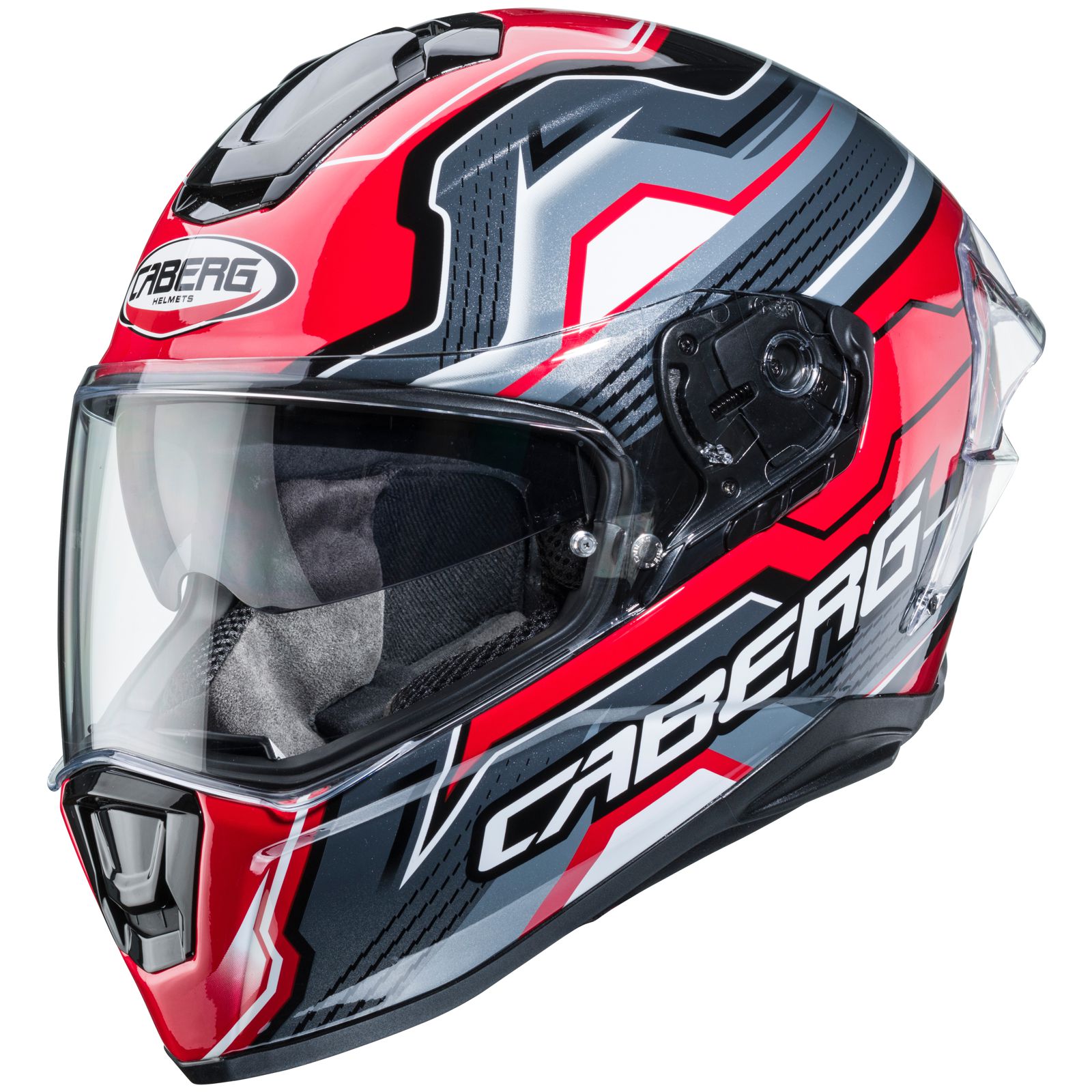 Caberg Helm Drift Evo LB29, schwarz/anthrazit-rot