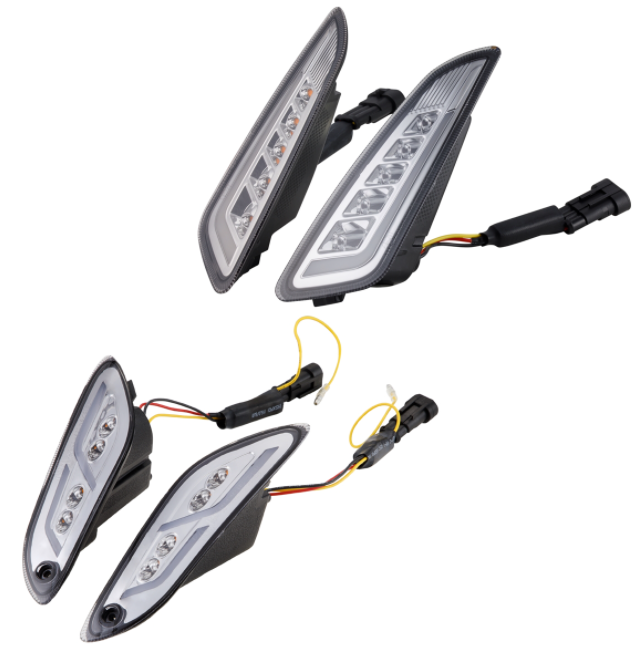 Blinker Kit vorne & hinten für Vespa Primavera/​Sprint 125-150ccm 2T/​4T AC, getönt